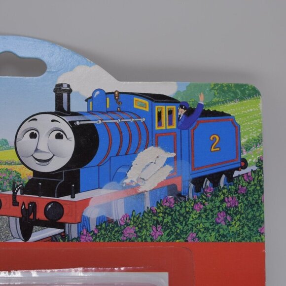 1993 Edward Diecast Blue Engine ERTL Thomas the Tank Engine & Friends Train New - Picture 3 of 11
